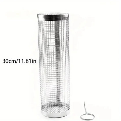 Stainless Steel BBQ Grill Cage for Easy Outdoor Grilling