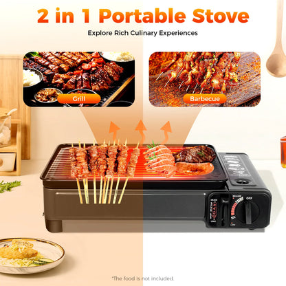 Portable Camping Grill Stove for Easy Outdoor Cooking