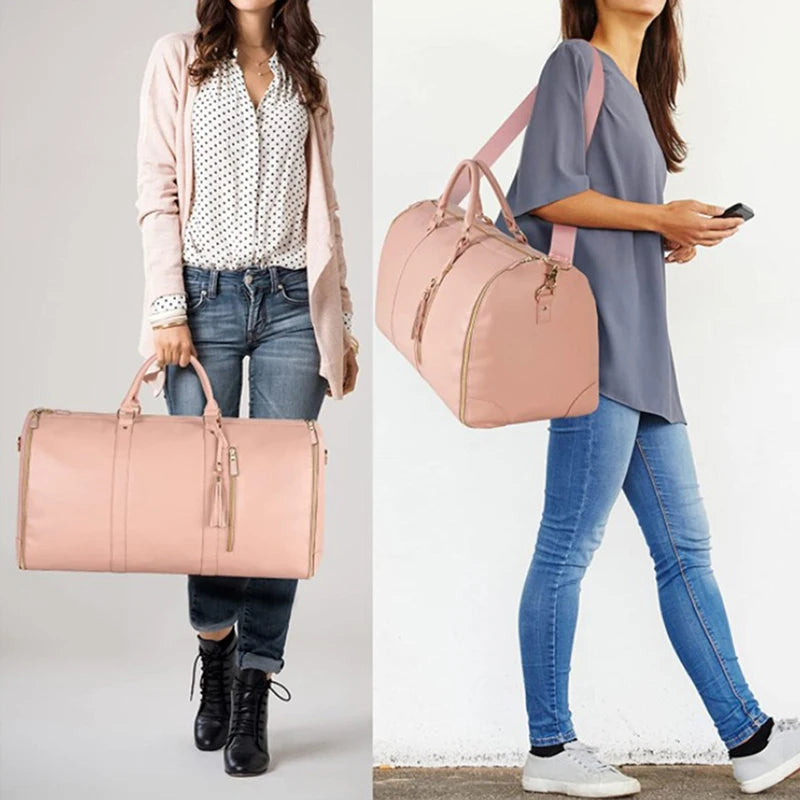 PU Folding Travel Bag – Large Capacity & Multi-Function
