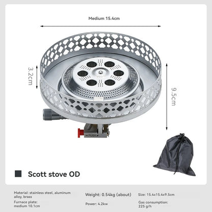 Portable Backpacking Gas Stove for Fast Outdoor Cooking