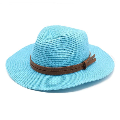 Beach Sun Hat Straw Visor for UV Protection