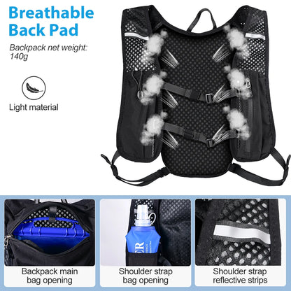 Ultra Lightweight Trail Running Hydration Backpack Vest