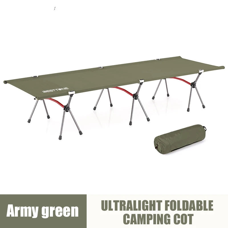 Camping Cot Ultralight Folding Bed for Elevated Comfort
