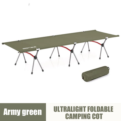 Camping Cot Ultralight Folding Bed for Elevated Comfort