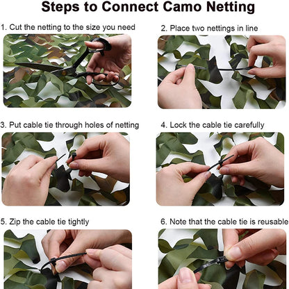 Camouflage Netting for Hunting & Camping – Durable Sunshade