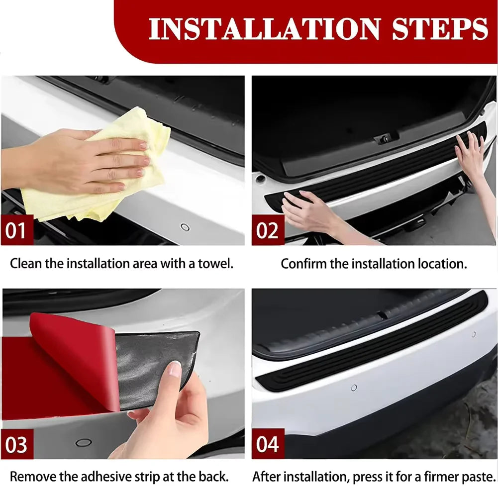 Car Trunk Sill Protector – Anti-Scratch Bumper Guard