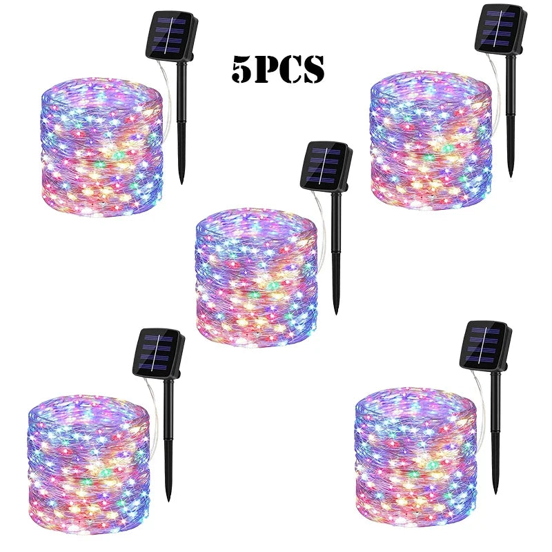 Solar Fairy String Lights for Garden & Outdoor Décor