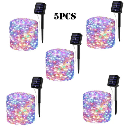 Solar Fairy String Lights for Garden & Outdoor Décor
