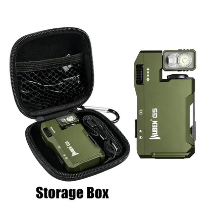 Mini EDC Flashlight 400LM with Rotating Head & Magnetic Base