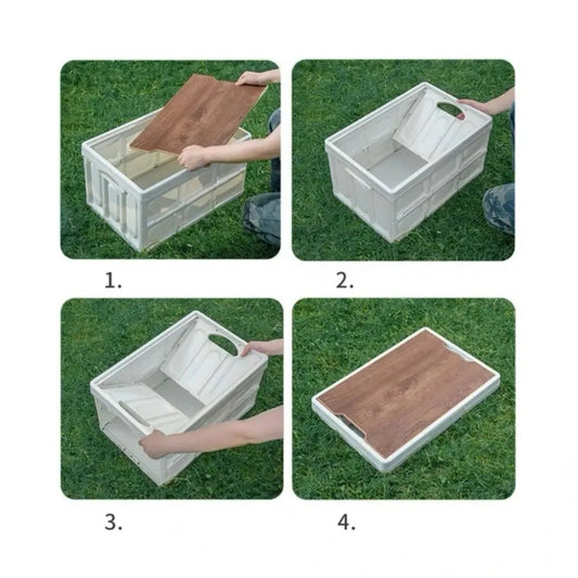 Foldable Camping Storage Box for Easy Gear Organization