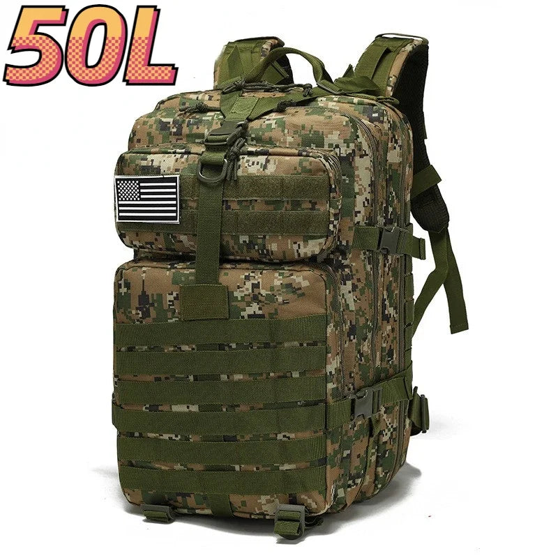 Waterproof Tactical Hiking Backpack 30L/50L Durable