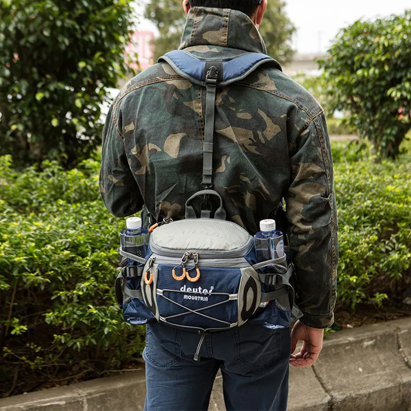 Running Waist Bag with Water Bottle Holder for Outdoors