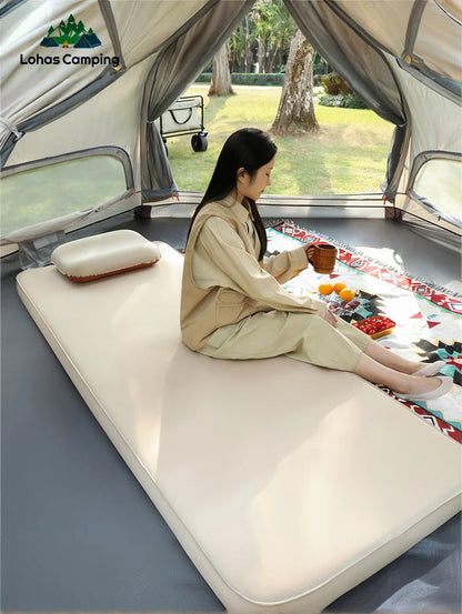 Self-Inflating Sleeping Pad 10cm Thick for Comfort