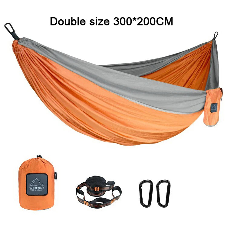 Portable Outdoor Hammock for Camping & Hiking Comfort