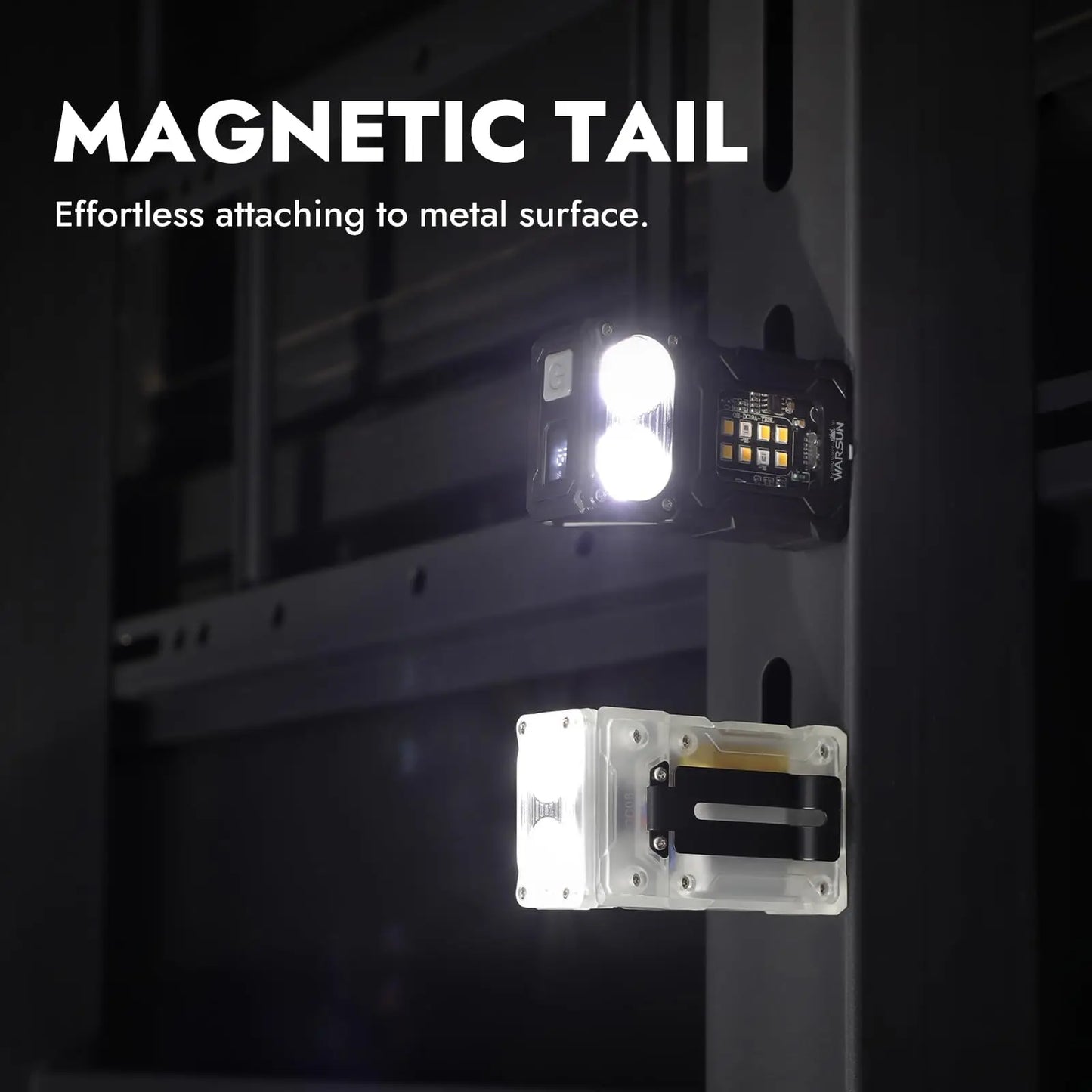 Magnetic USB Rechargeable Work Light for Camping & Repairs