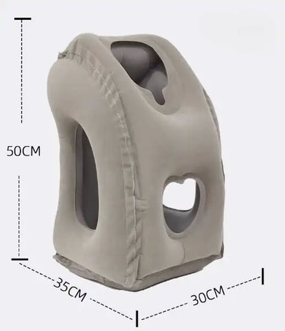 Inflatable Travel Pillow with Chin Support Comfort