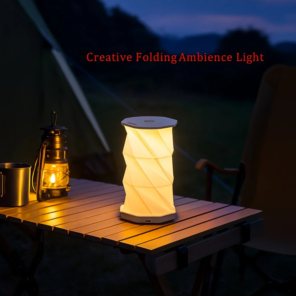 Foldable Camping Lantern with Adjustable LED Mood Light