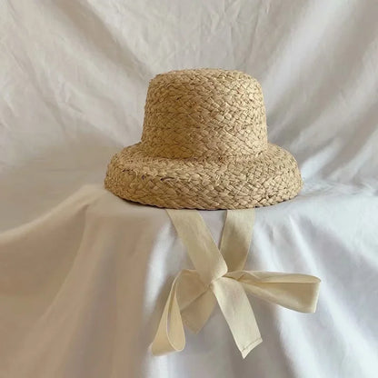 Kids Straw Sun Hat – UV Protection Beach Cap