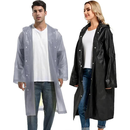 Waterproof Rain Poncho for Lightweight Outdoor Protection