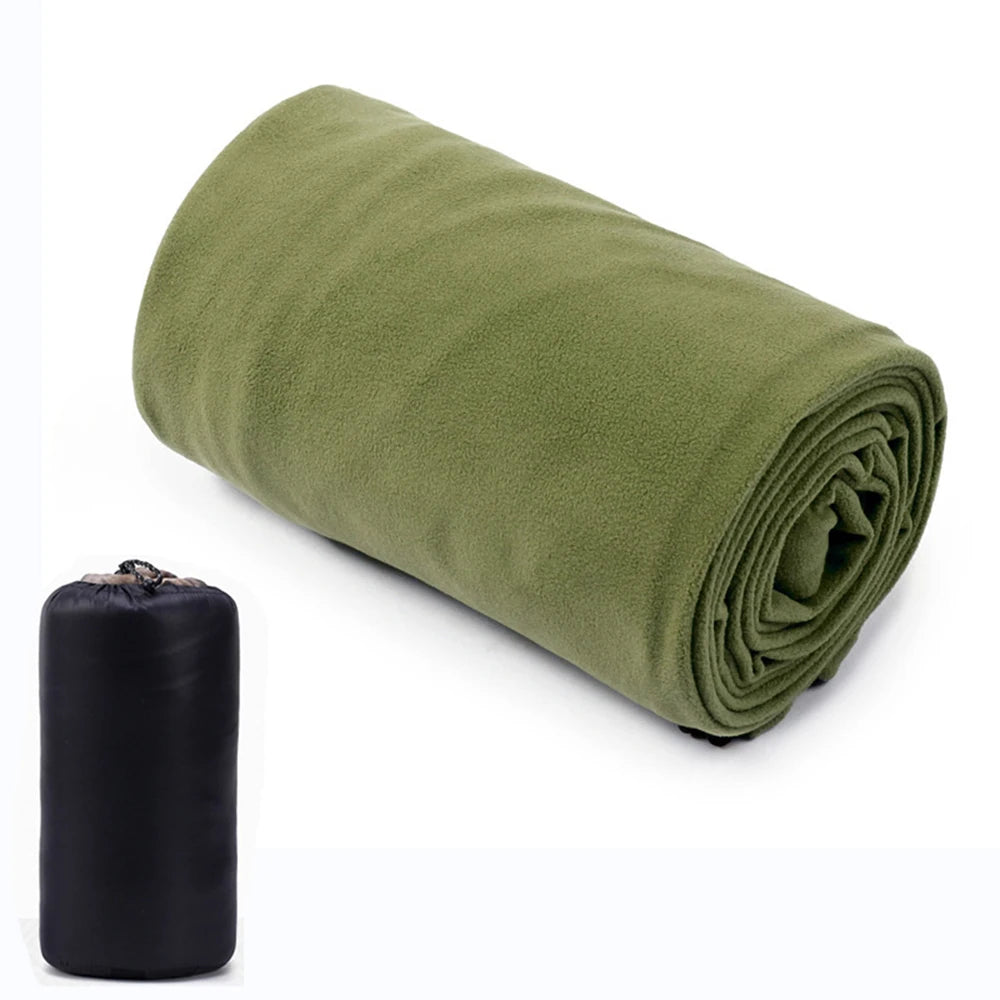 Portable Fleece Sleeping Bag Liner Ultra-Light Warm