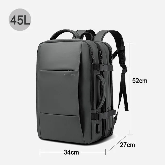 Expandable Laptop Backpack 17.3” Waterproof Large Capacity