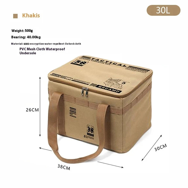 Waterproof Camping Storage Bag 40L Foldable Organizer