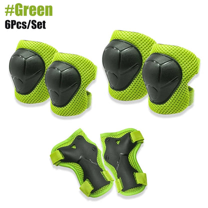 Kids Protective Gear Set – Knee & Elbow Pads Safety
