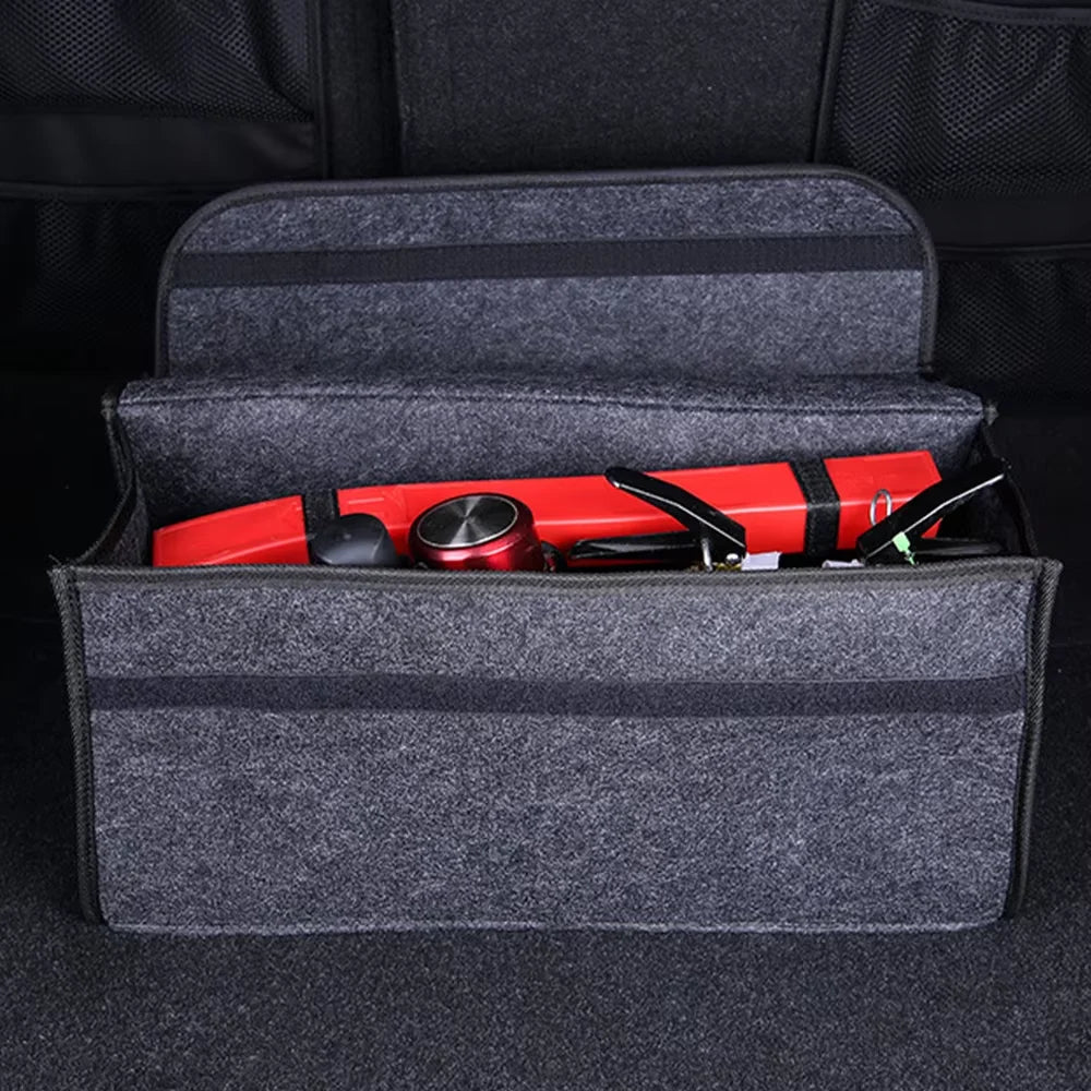 Car Trunk Organizer with Anti-Slip Large Storage