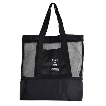 Insulated Picnic Beach Bag – Large Waterproof Tote for Women