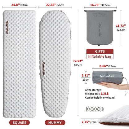Inflatable Camping Sleeping Pad for Warm Comfortable Sleep