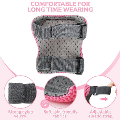 Kids Protective Gear Set – Safety Pads for Roller Skates & Bike