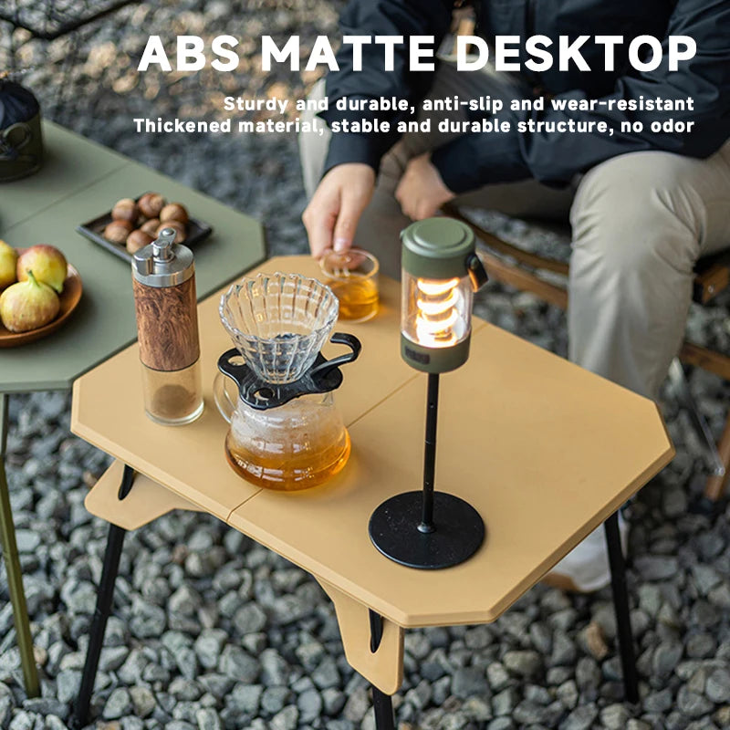 Ultralight Folding Camping Table with Adjustable Height