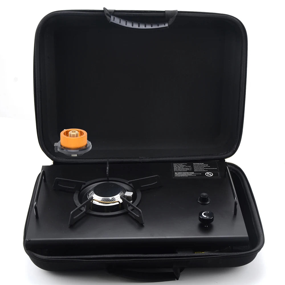Folding Camping Table with Stove & Grill System
