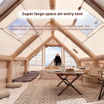 Inflatable Camping Tent for Families Easy Setup Comfort