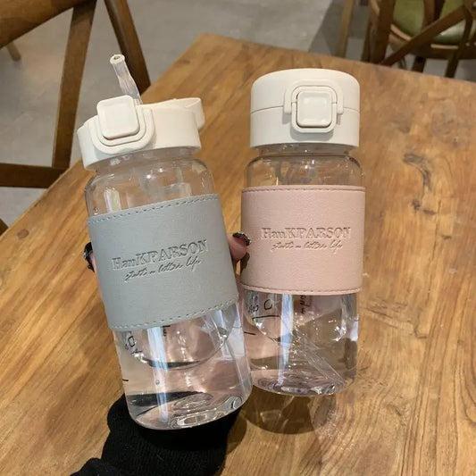 500ml Kids Water Bottle – Leakproof Straw Design