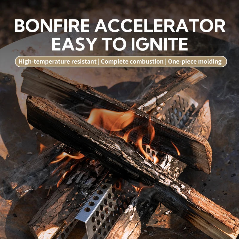Reusable Metal Firewood – Portable Camping BBQ Accessory