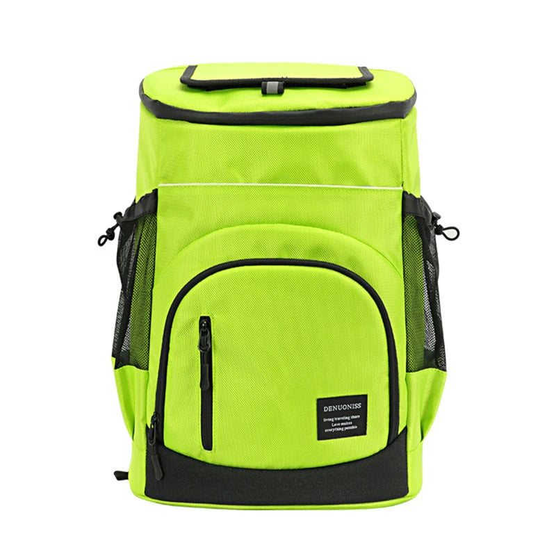 Insulated Cooler Backpack 30L Keeps Food Fresh Outdoors