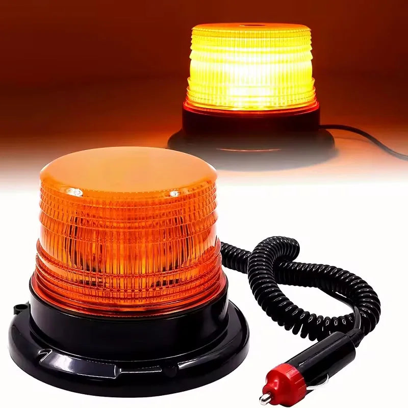 Magnetic Emergency Light for Roadside Safety Alerts