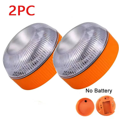 Magnetic Emergency Light for Roadside Safety Alerts