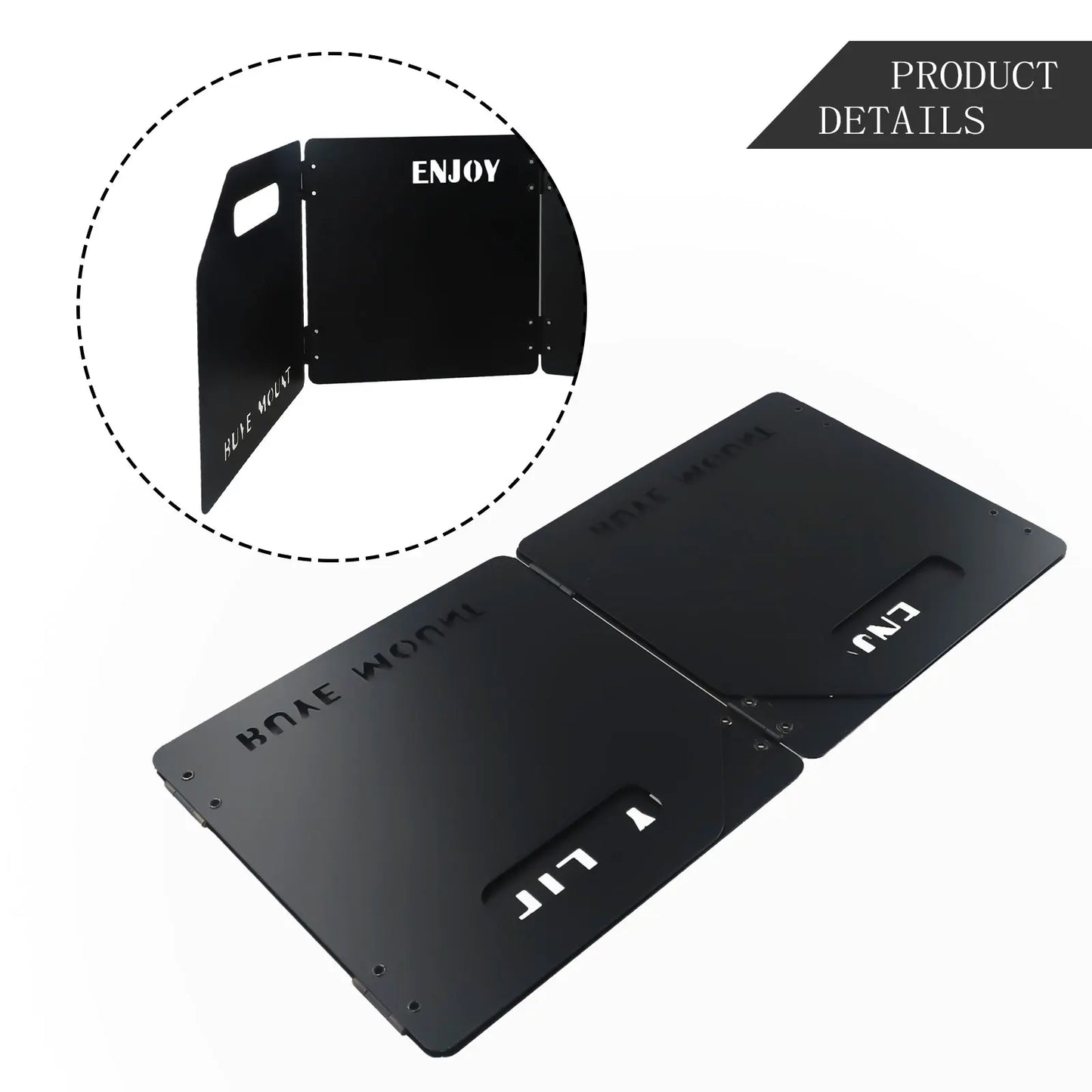 Camping Stove Windscreen – Foldable Windproof Shield