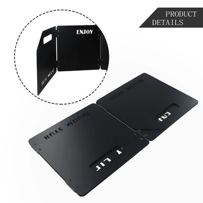 Camping Stove Windscreen – Foldable Windproof Shield