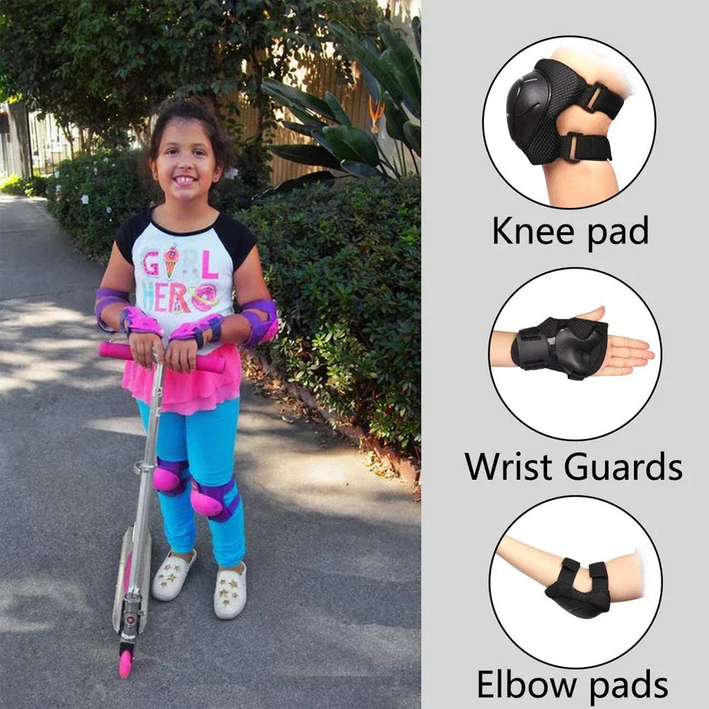 Kids Protective Gear Set – Knee & Elbow Pads Safety