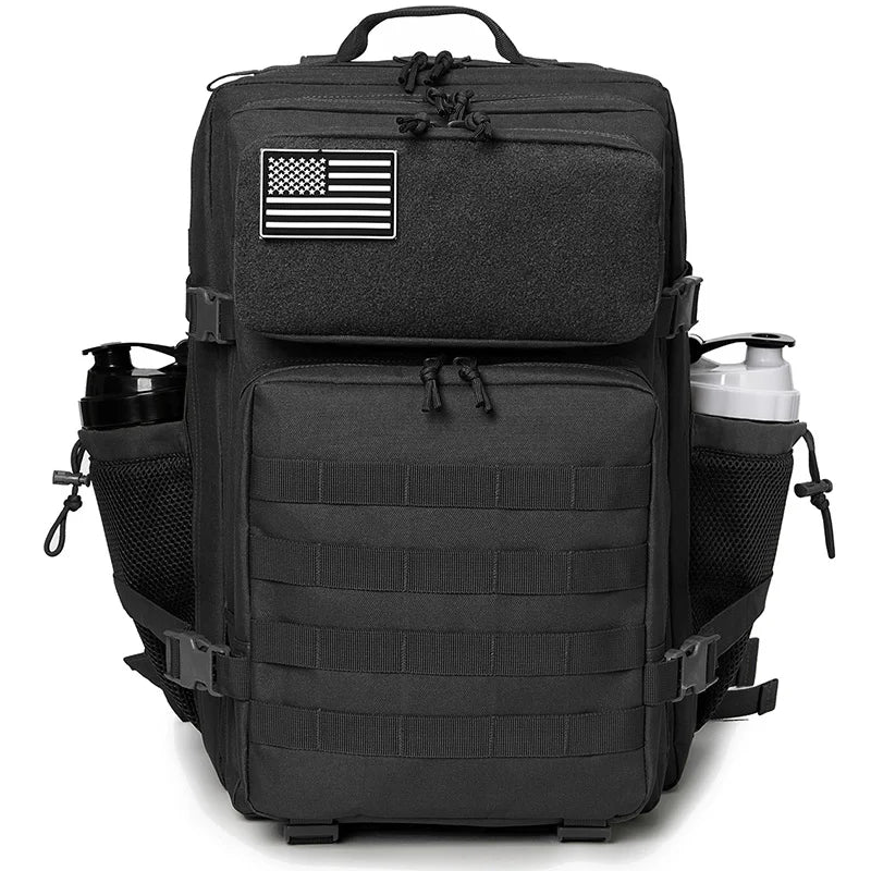 45L Tactical Hiking Backpack Durable MOLLE Storage