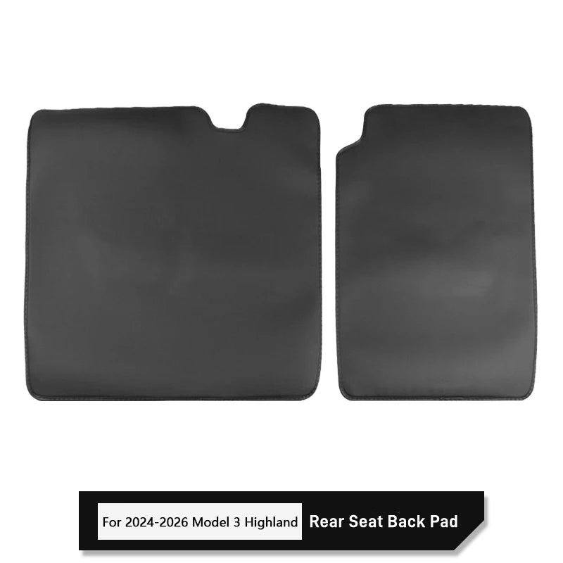 Tesla Model Y Model 3 Seat Back Protector All-Weather Mat