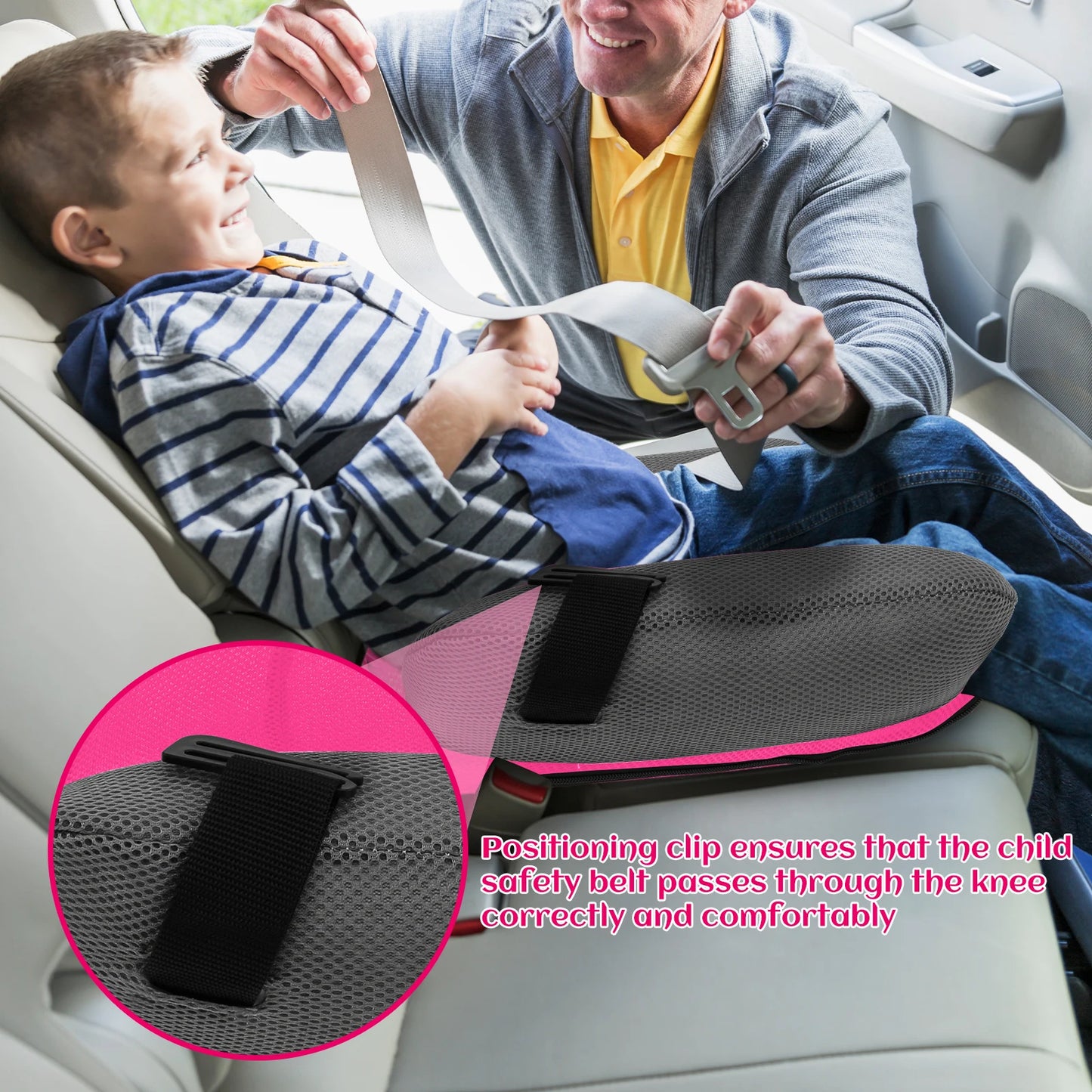Inflatable Car Booster Seat – Portable Kids Comfort