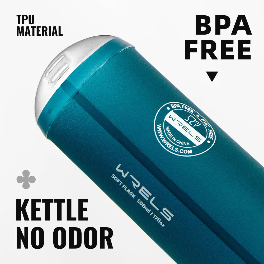 500ML Collapsible Water Bottle for Hiking & Running
