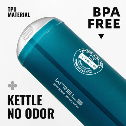 500ML Collapsible Water Bottle for Hiking & Running
