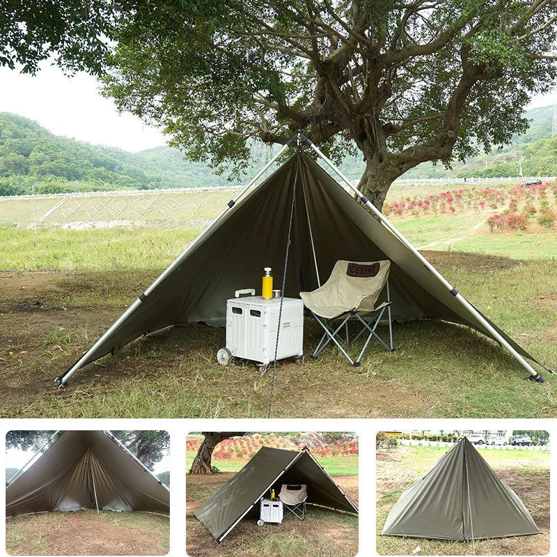 Waterproof Camping Tarp Shelter – UV Protection & Durable