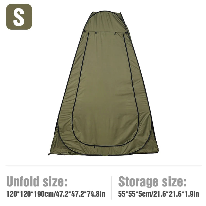 Pop-Up Camping Shower Tent Privacy Shelter Easy Setup