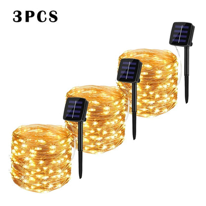 Solar Fairy String Lights for Garden & Outdoor Décor